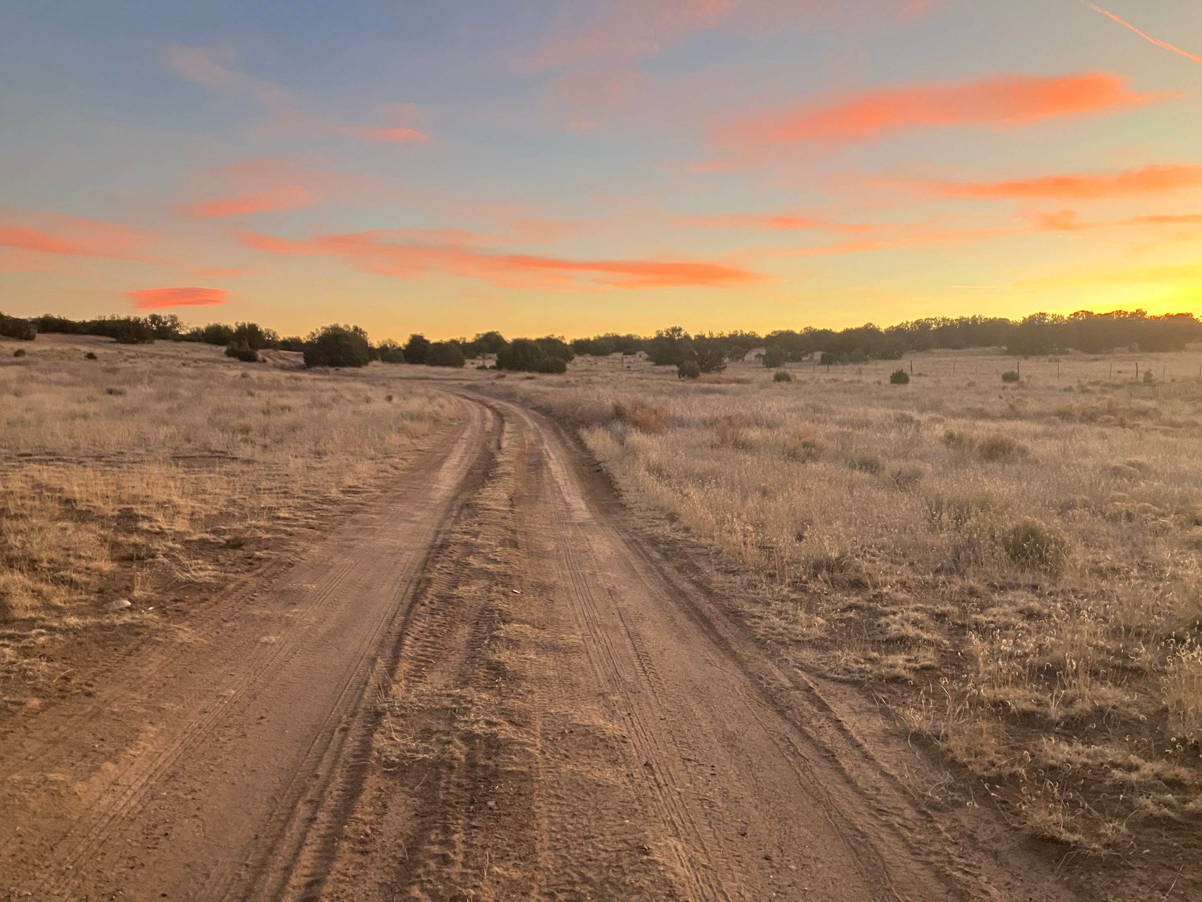 The Track back to the County Road